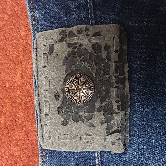 Y2K ANTIK TWISTED SEAM WIDE LEG JEANS - Picture 13 of 15